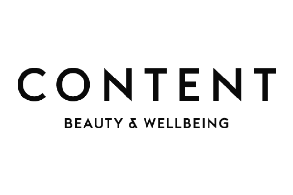 Content Beauty & Wellbeing logo in black font