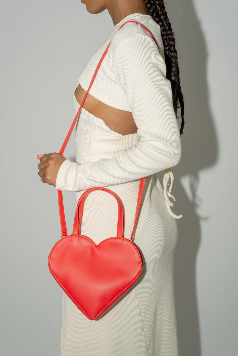 Cork Heart Shape Handbag