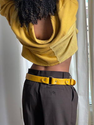 HOZEN Belt Belt • Canary | Vegan Belt 