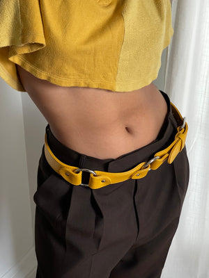 HOZEN Belt Belt • Canary Yellow Belt