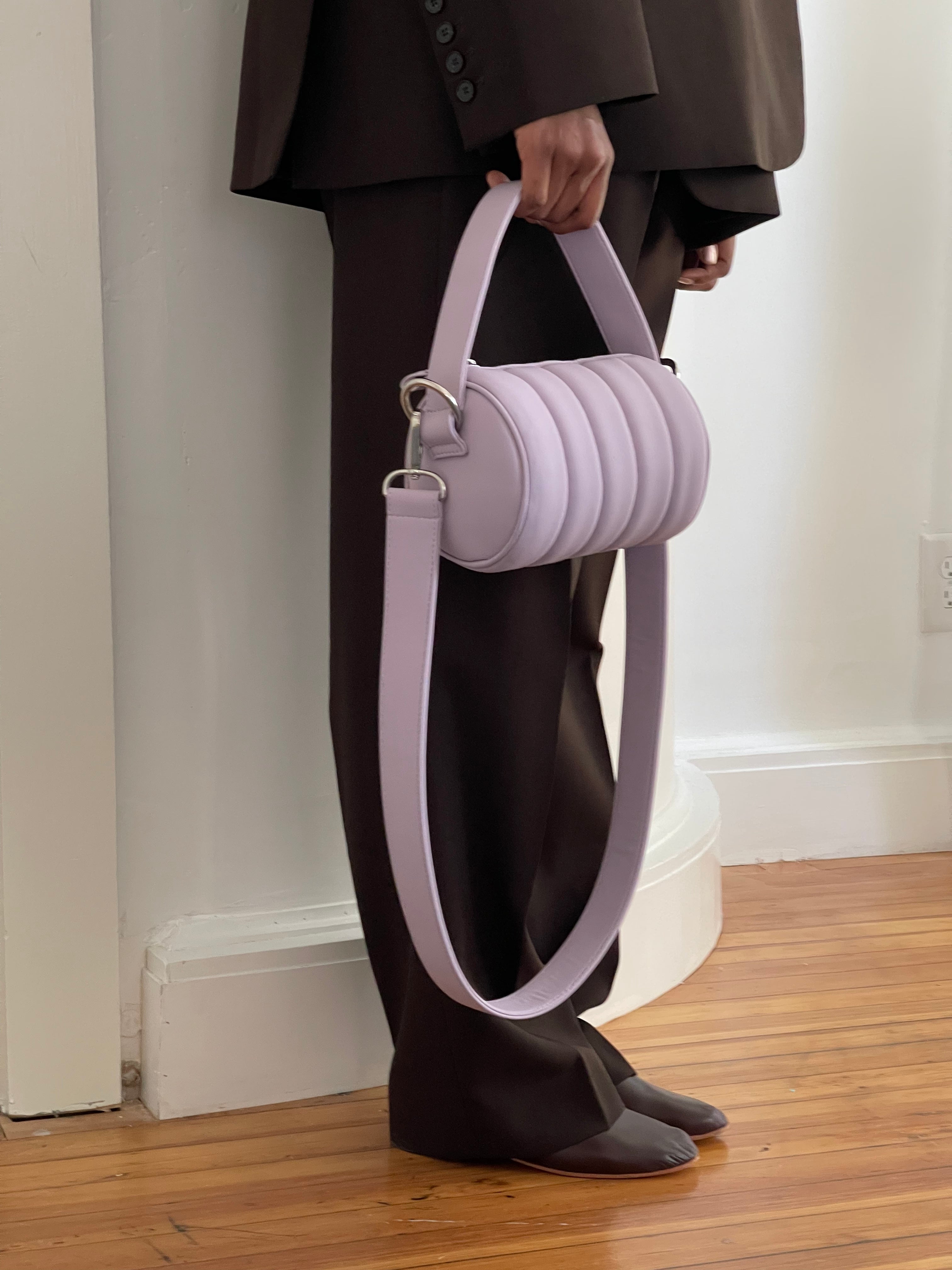 Lilac duffle bag Clearance