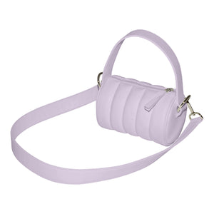 HOZEN handbag Quilted Mini Duffle Bag • Lilac