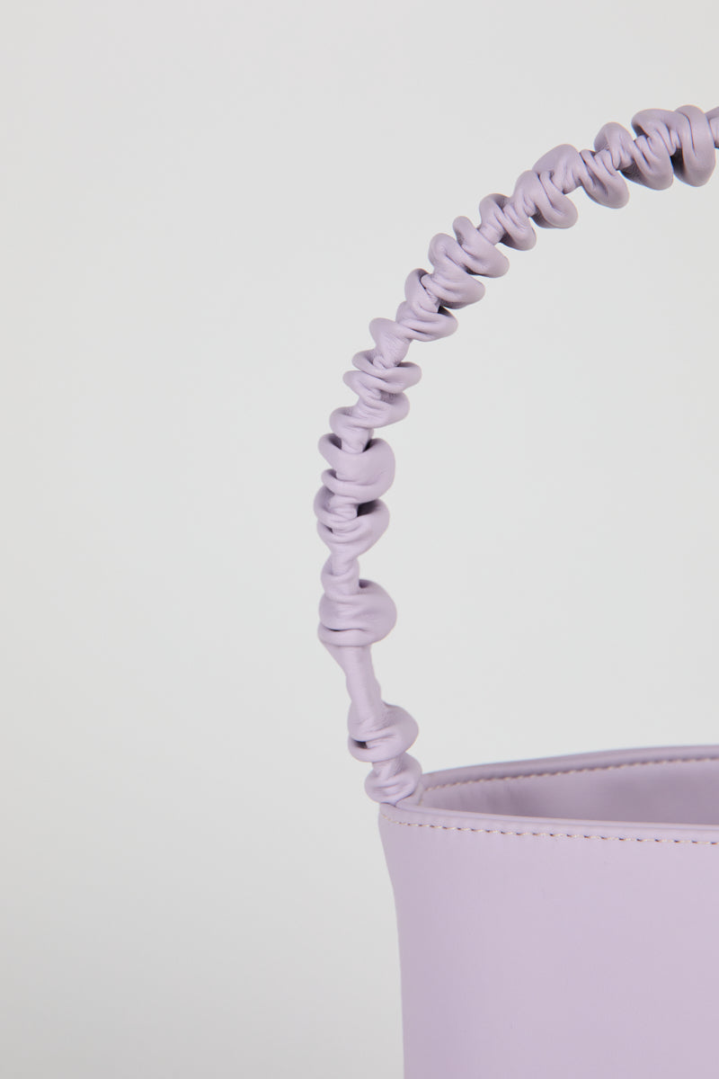 HOZEN Handbags Sample Scrunchie Bucket Bag • Lilac | IB x HOZEN