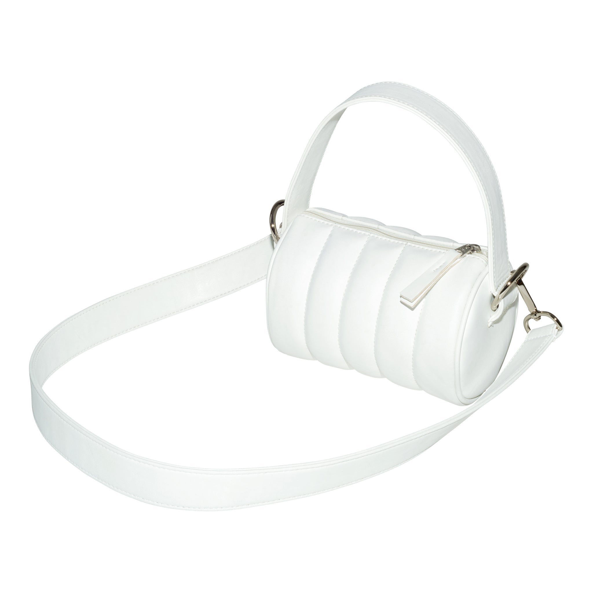 Women's Le Cagole Mini Duffle Bag in Optic White