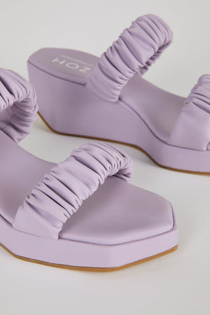 HOZEN purple platform heels | IB x HOZEN